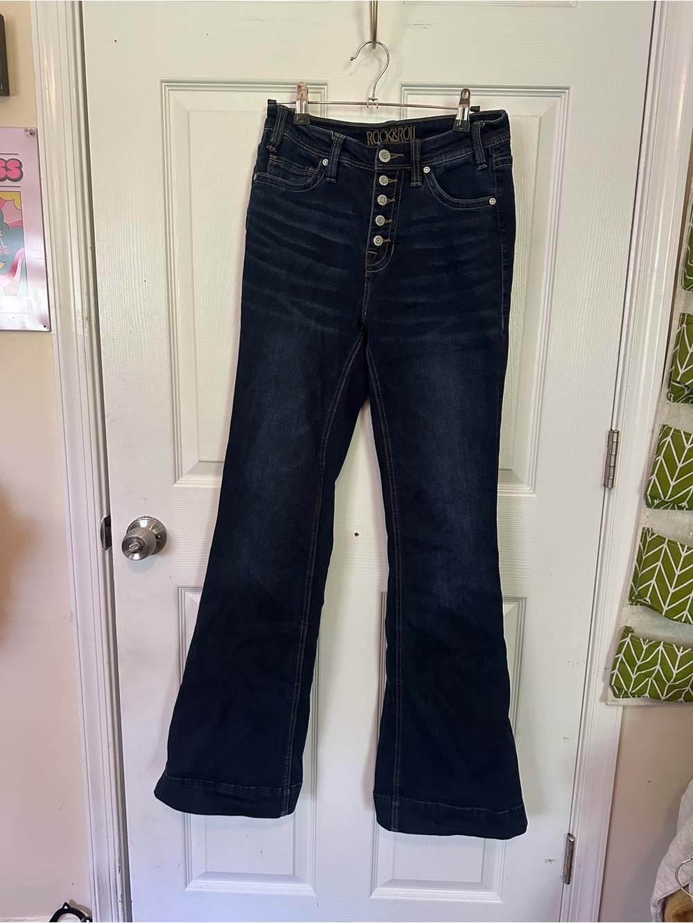 Dark Indigo Flared Women's Jeans